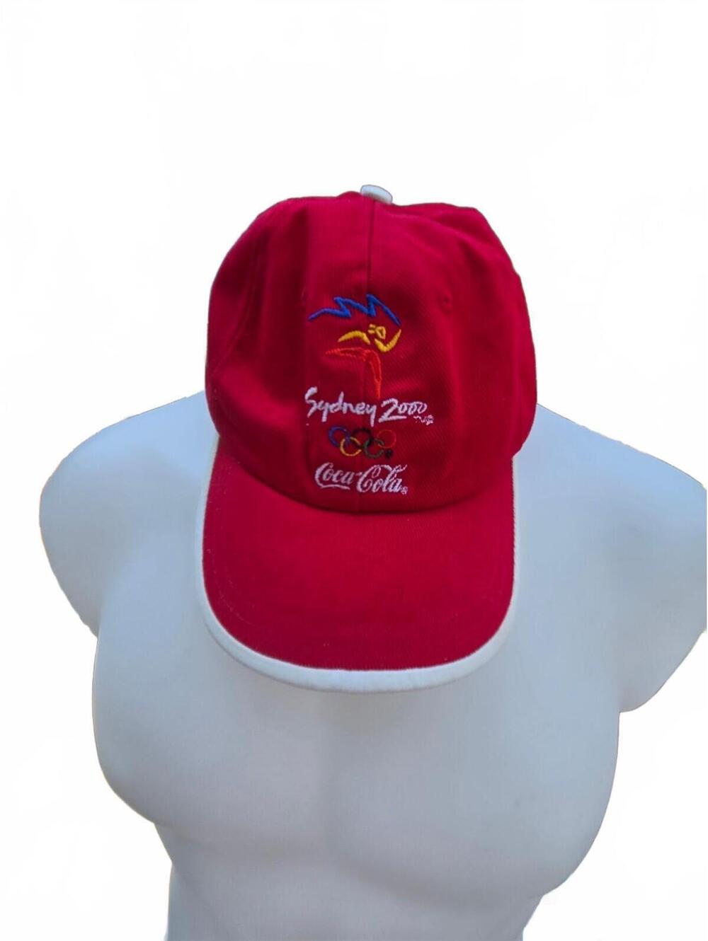 Vintage Roots Athletics Sydney 2000 Olympic Coca-Cola Red Baseball Cap - Men's